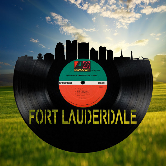 Fort Lauderdale  Laser Cut Vinyl Record artist representation