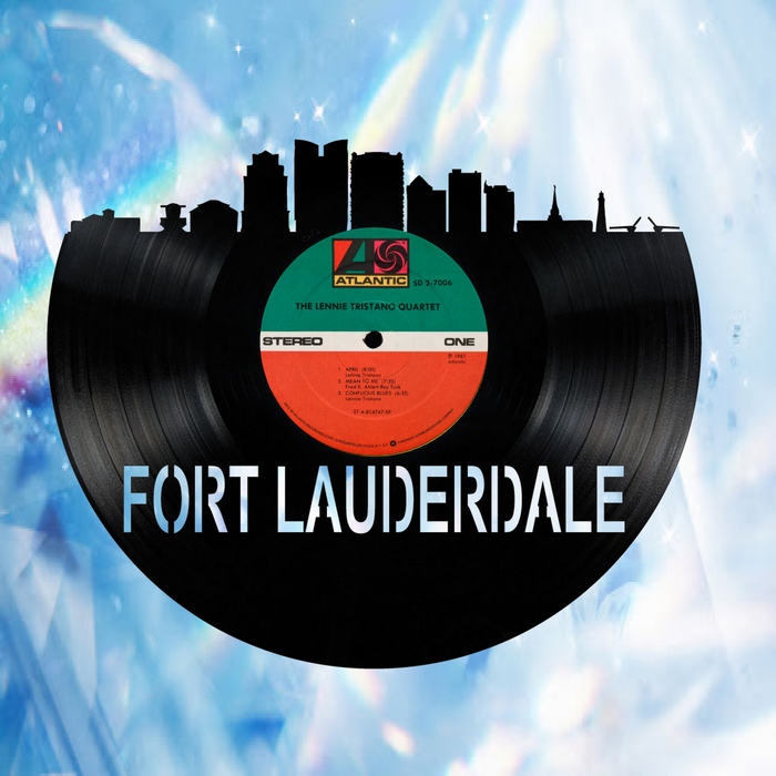 Fort Lauderdale  Laser Cut Vinyl Record artist representation