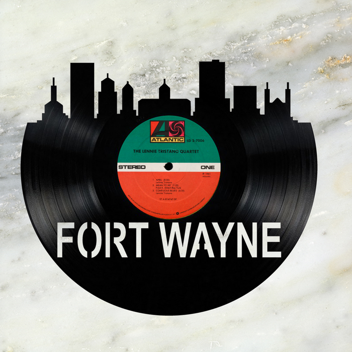 Fort Wayne Laser Cut Vinyl Record artist representation