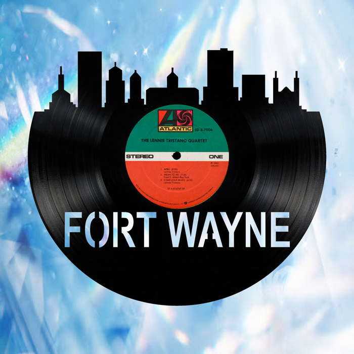 Fort Wayne Laser Cut Vinyl Record artist representation