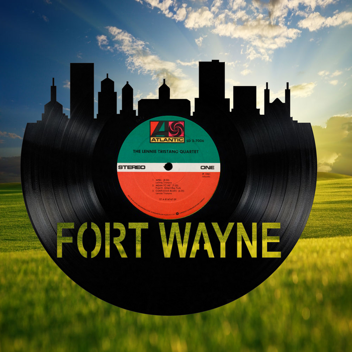 Fort Wayne Laser Cut Vinyl Record artist representation