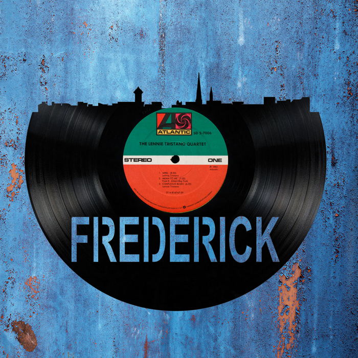 Frederick Maryland Laser Cut Vinyl Record artist representation