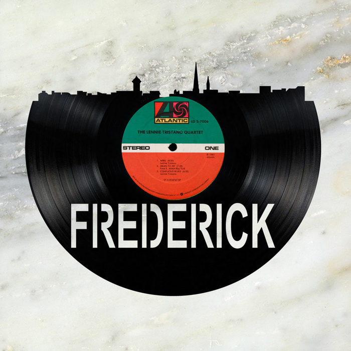 Frederick Maryland Laser Cut Vinyl Record artist representation