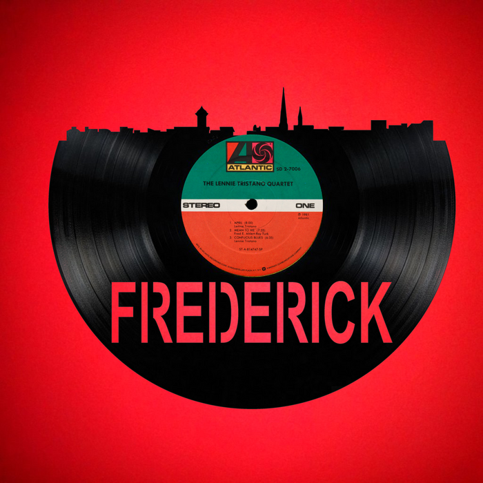 Frederick Maryland Laser Cut Vinyl Record artist representation