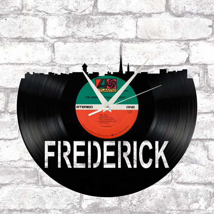 Frederick Maryland Laser Cut Vinyl Record artist representation