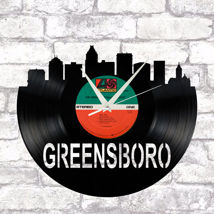 Greensboro North Carolina Laser Cut Vinyl Record artist representation