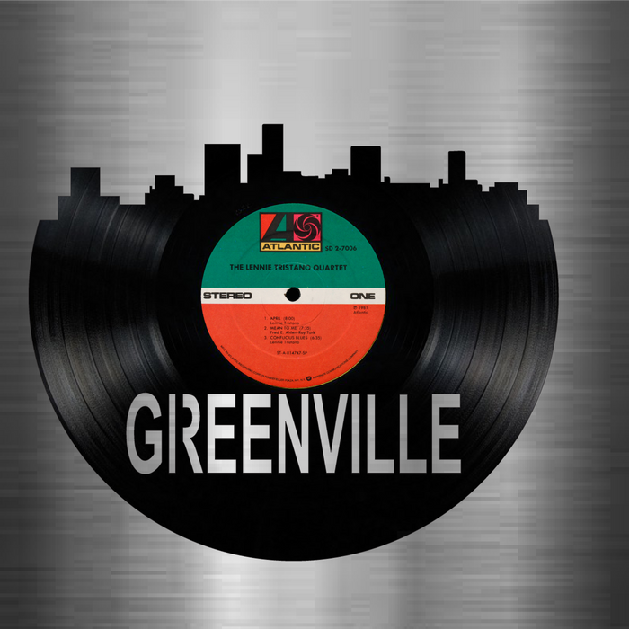 Greenville South Carolina Laser Cut Vinyl Record artist representation