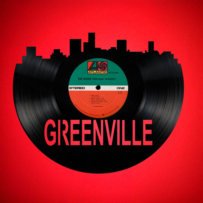 Greenville South Carolina Laser Cut Vinyl Record artist representation