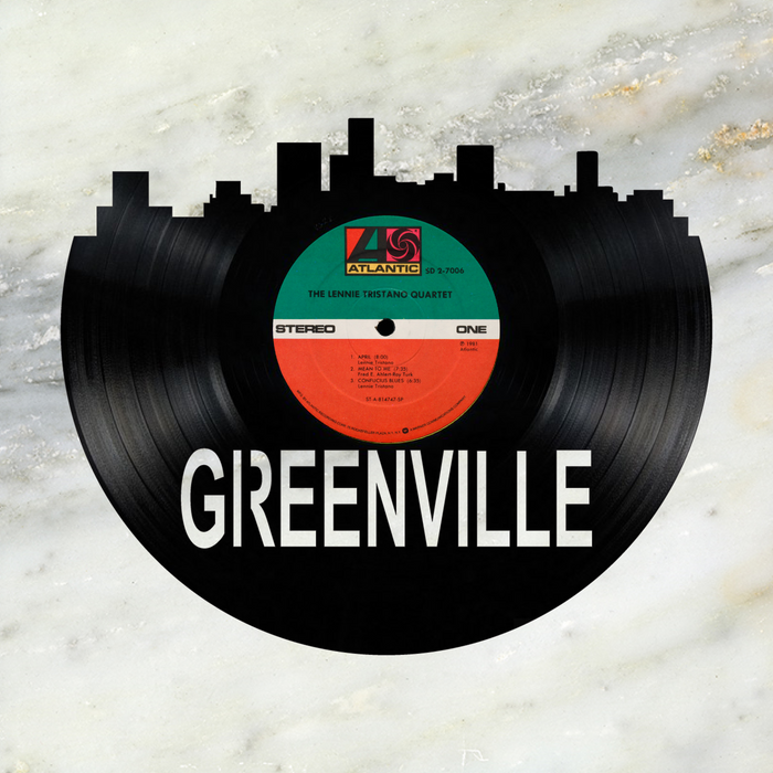 Greenville South Carolina Laser Cut Vinyl Record artist representation