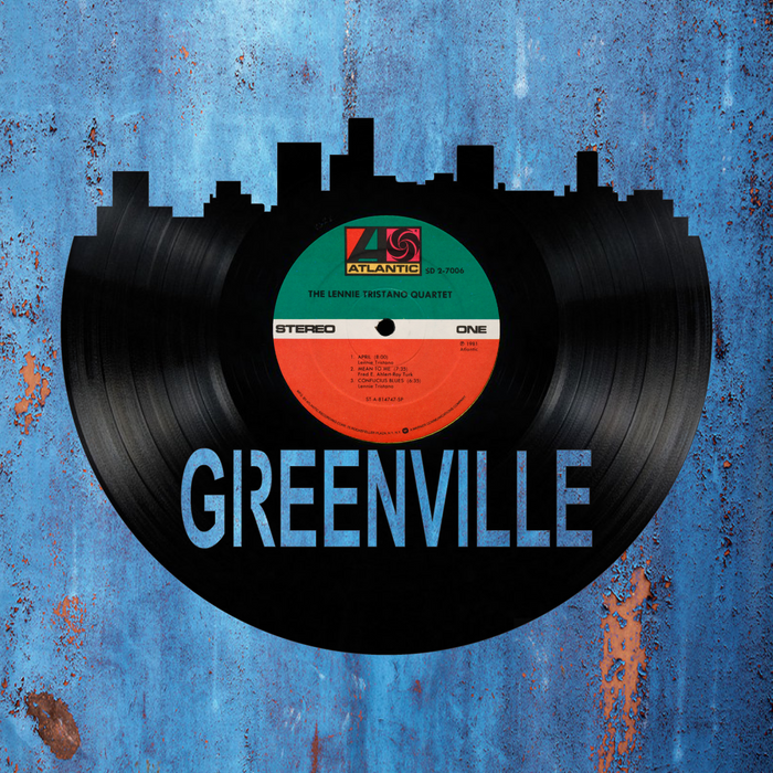 Greenville South Carolina Laser Cut Vinyl Record artist representation