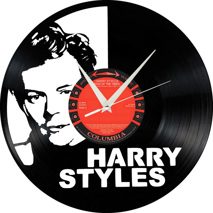HARRY STYLES Laser Cut Vinyl Record artist representation or vinyl clock