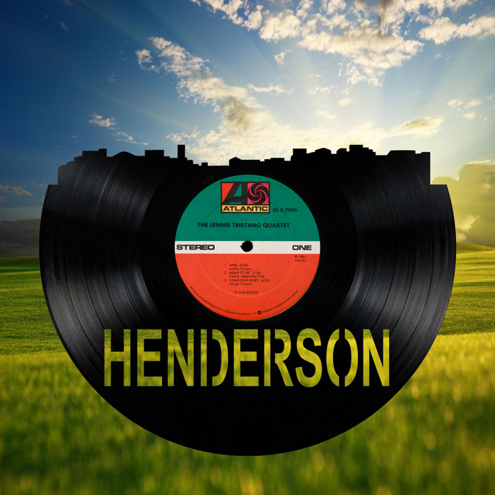 Henderson Nevada Laser Cut Vinyl Record artist representation