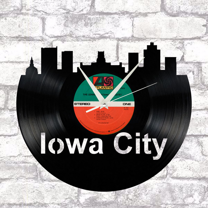 Iowa City Laser Cut Vinyl Record artist representation