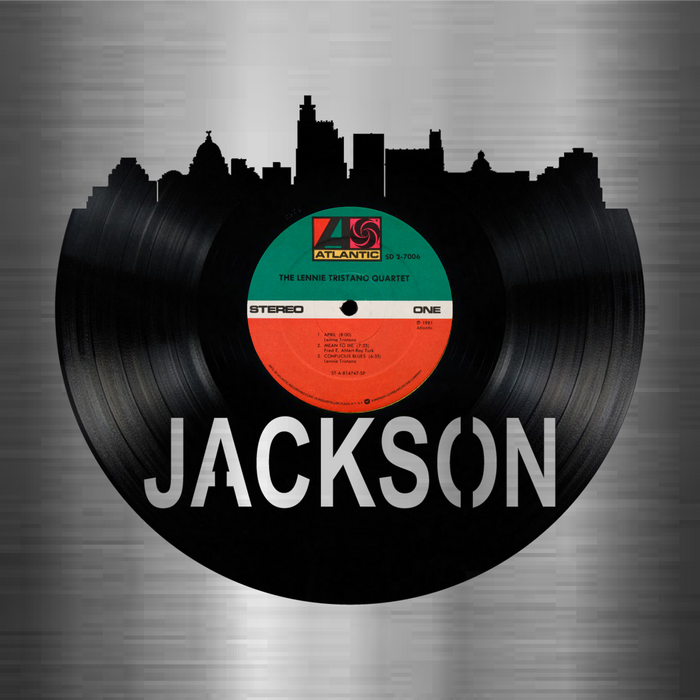 Jackson Mississippi Laser Cut Vinyl Record artist representation