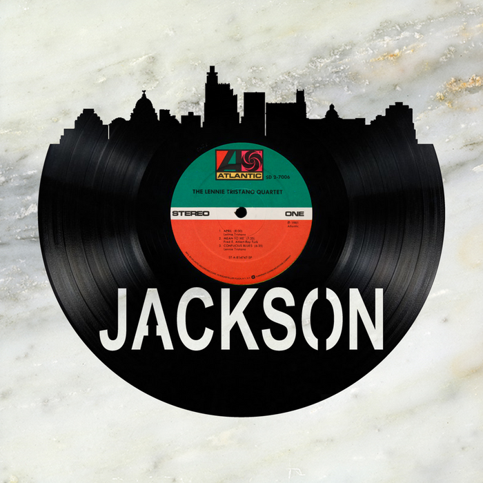 Jackson Mississippi Laser Cut Vinyl Record artist representation