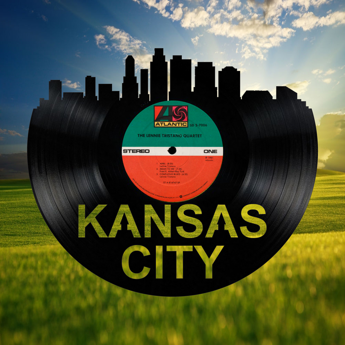 Kansas City Kansas Laser Cut Vinyl Record artist representation