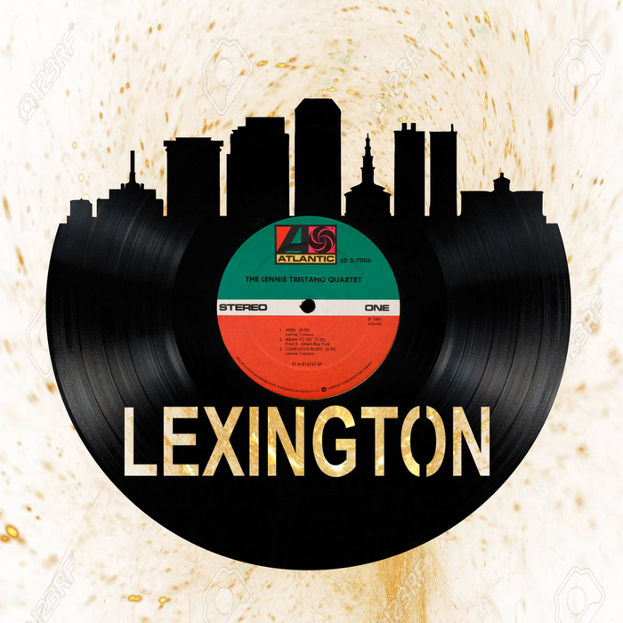 Lexington Kentucky Laser Cut Vinyl Record artist representation