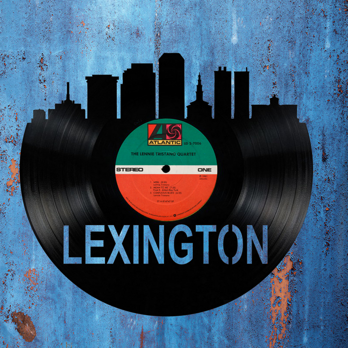 Lexington Kentucky Laser Cut Vinyl Record artist representation