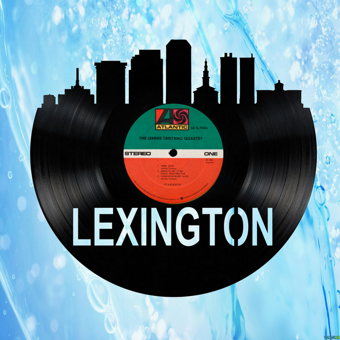 Lexington Kentucky Laser Cut Vinyl Record artist representation