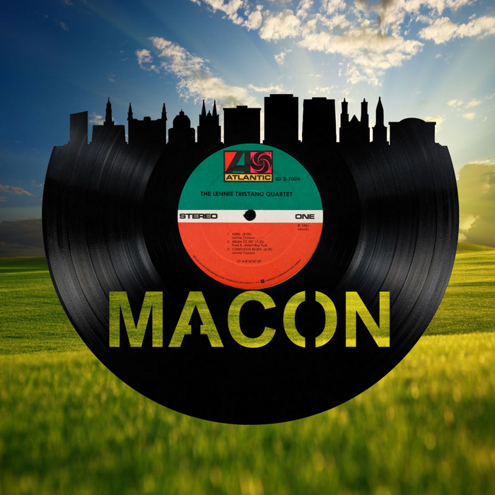 Macon Laser Cut Vinyl Record artist representation