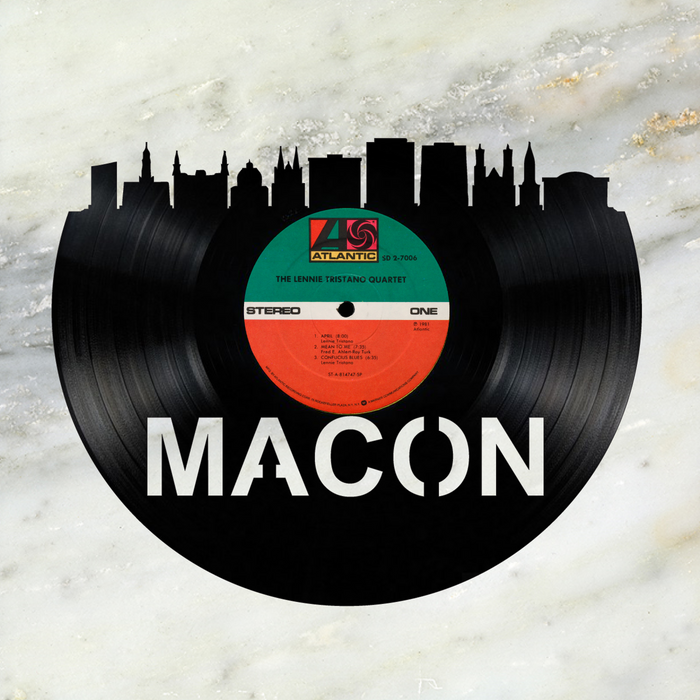 Macon Laser Cut Vinyl Record artist representation