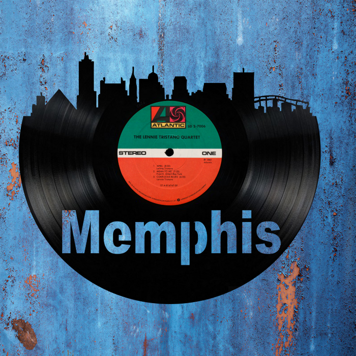 Memphis Laser Cut Vinyl Record artist representation
