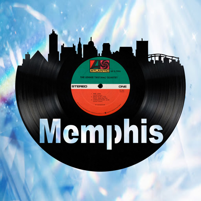 Memphis Laser Cut Vinyl Record artist representation