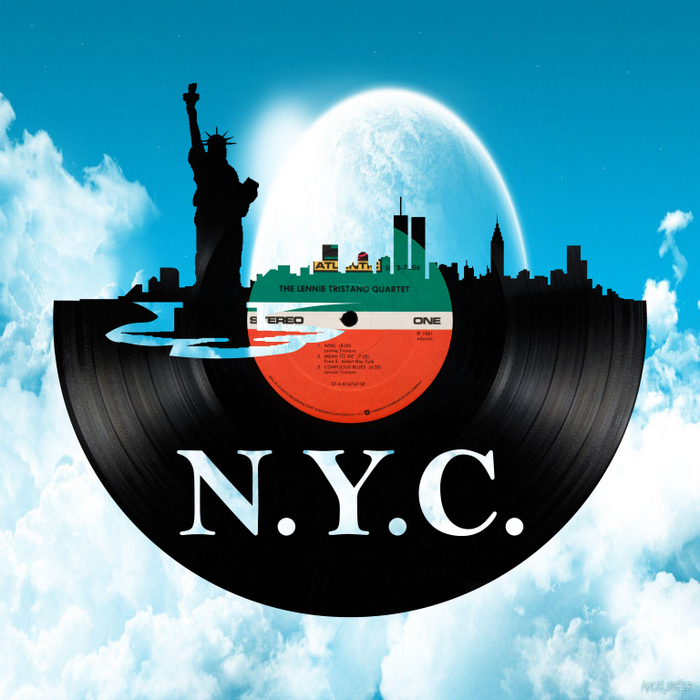 NYC-2 Laser Cut Vinyl Record artist representation