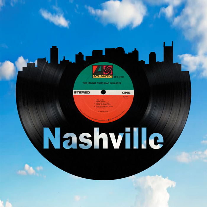 Nashville-1 Laser Cut Vinyl Record artist representation