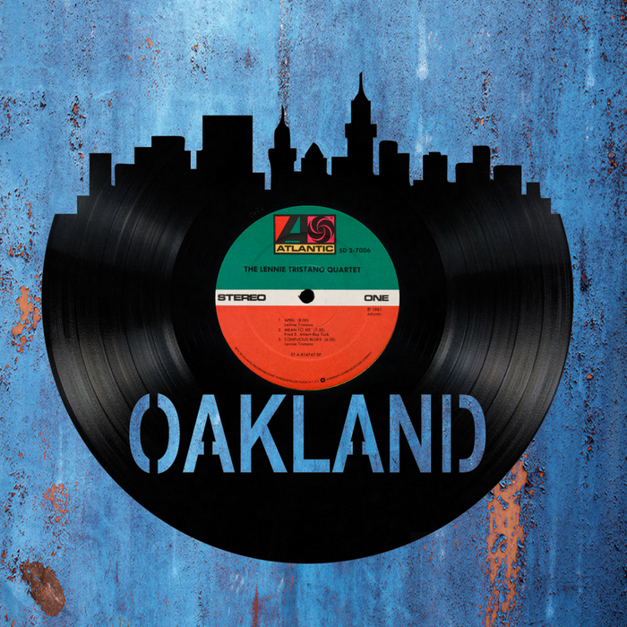 OAKLAND Laser Cut Vinyl Record artist representation