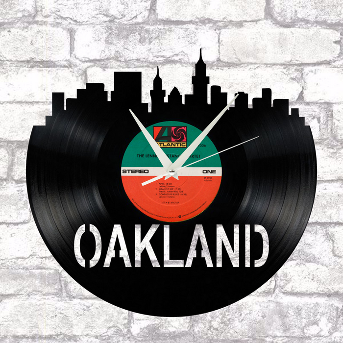 OAKLAND Laser Cut Vinyl Record artist representation