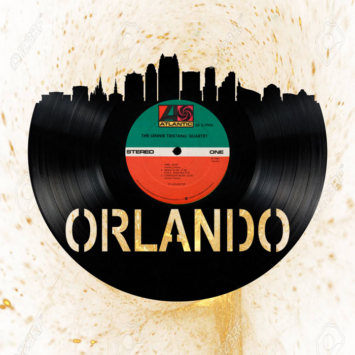 Orlando Laser Cut Vinyl Record artist representation