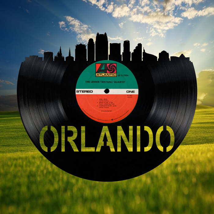 Orlando Laser Cut Vinyl Record artist representation