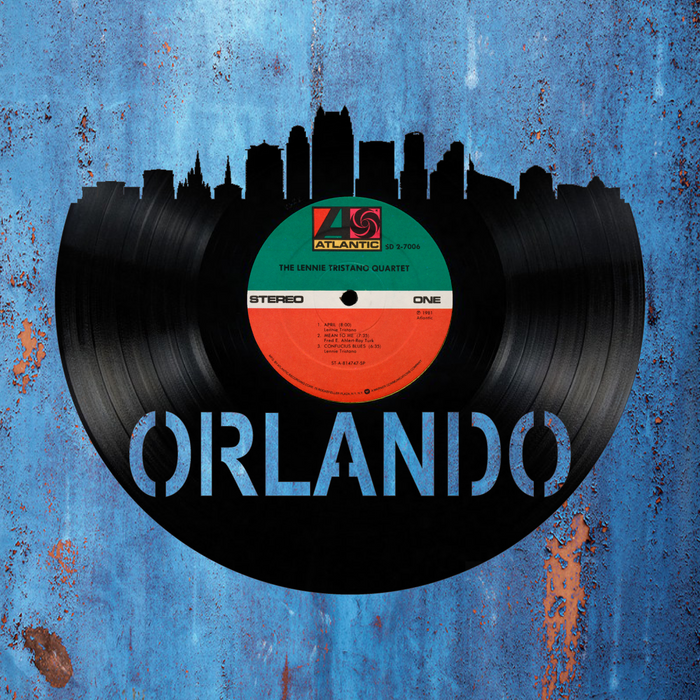 Orlando Laser Cut Vinyl Record artist representation