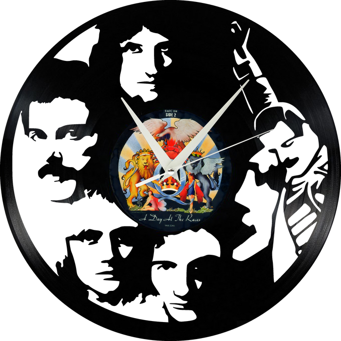 queen Laser Cut Vinyl Record artist representation or vinyl clock