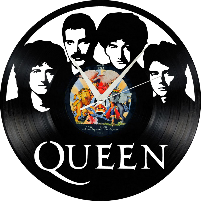 queen Laser Cut Vinyl Record artist representation or vinyl clock