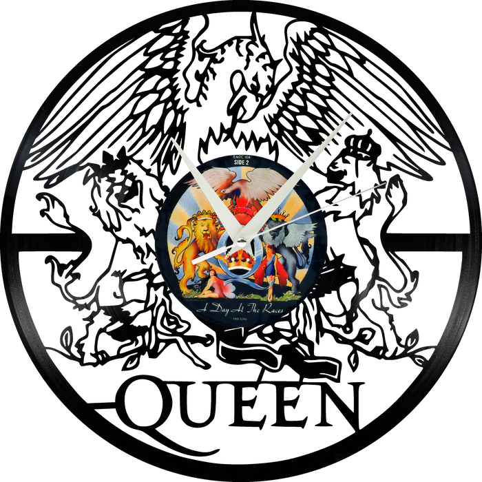 queen Laser Cut Vinyl Record artist representation or vinyl clock