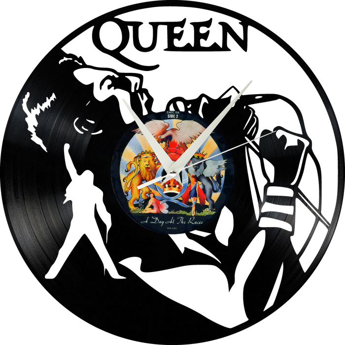 queen Laser Cut Vinyl Record artist representation or vinyl clock
