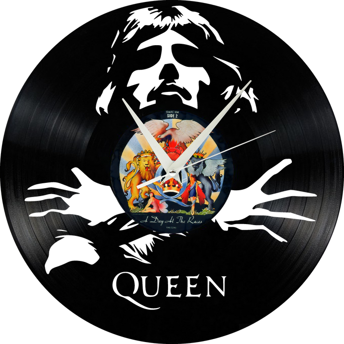 queen Laser Cut Vinyl Record artist representation or vinyl clock