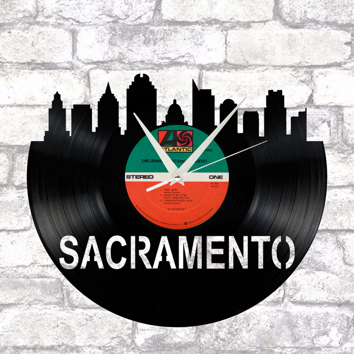 SACRAMENTO Laser Cut Vinyl Record artist representation