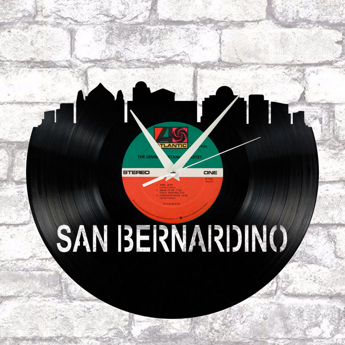 SAN BERNARDINO Laser Cut Vinyl Record artist representation