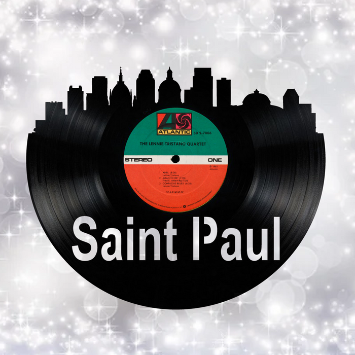 Saint Paul Minnesota Laser Cut Vinyl Record artist representation