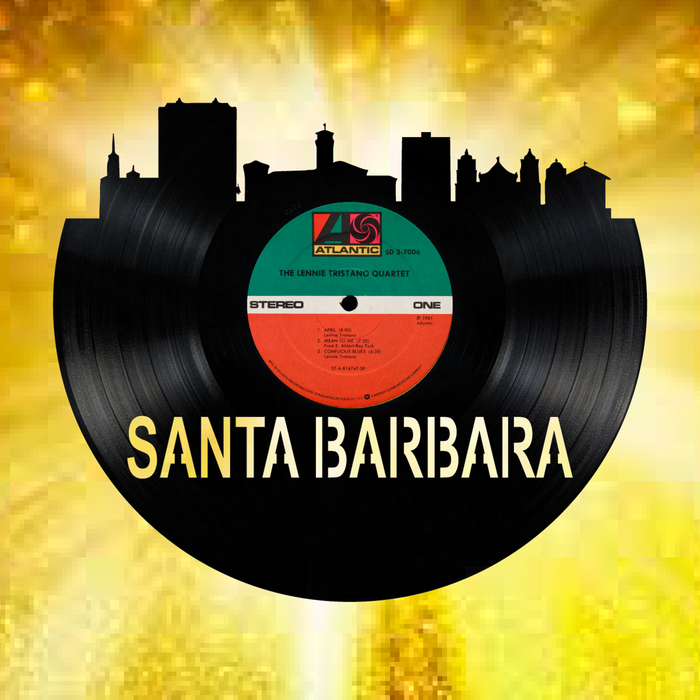 Santa Barbara Laser Cut Vinyl Record artist representation