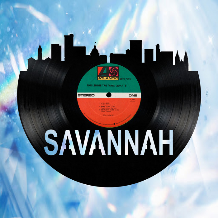 Savannah Laser Cut Vinyl Record artist representation