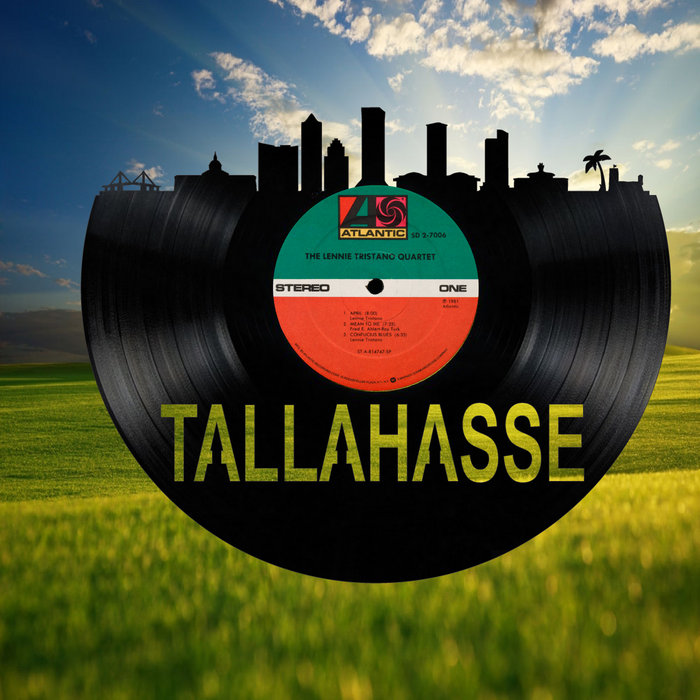 Tallahassee Laser Cut Vinyl Record artist representation