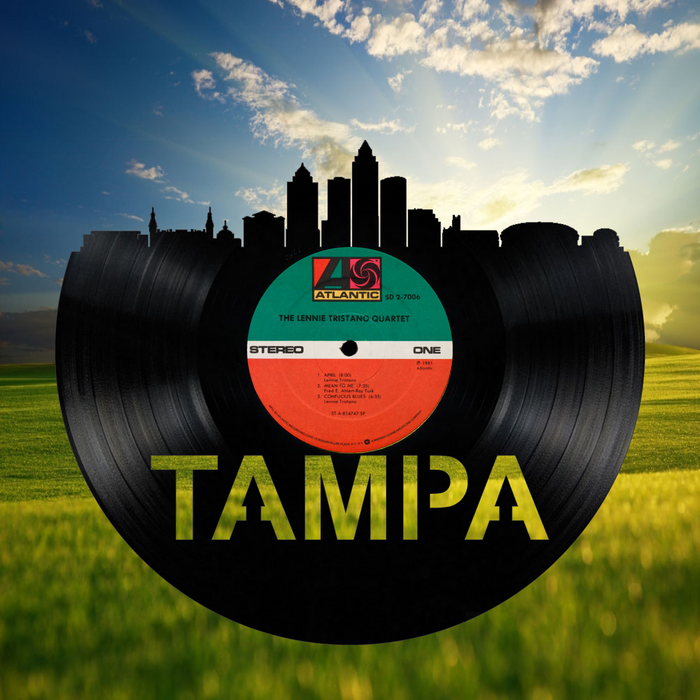 Tampa Laser Cut Vinyl Record artist representation