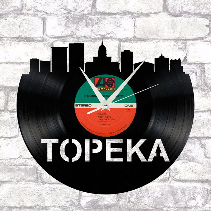 Topeka Kansas  Laser Cut Vinyl Record artist representation