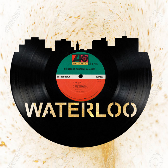 Waterloo  Laser Cut Vinyl Record artist representation