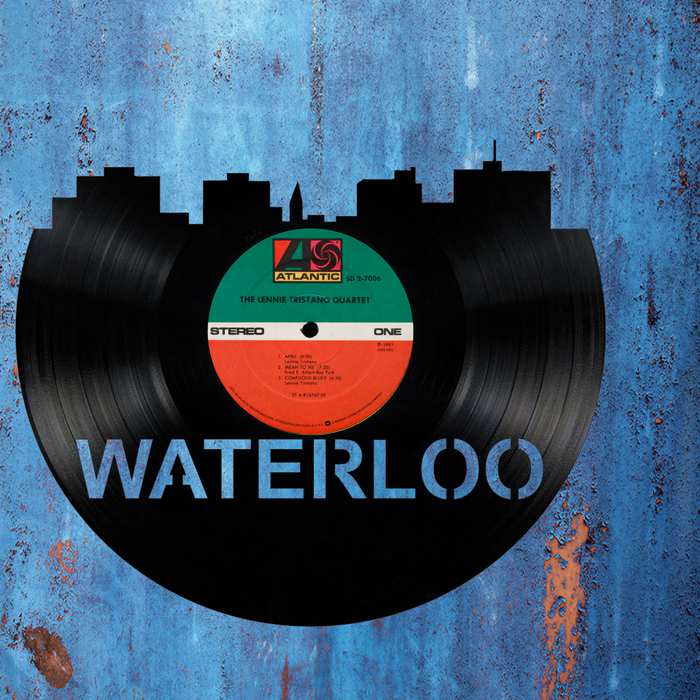 Waterloo  Laser Cut Vinyl Record artist representation