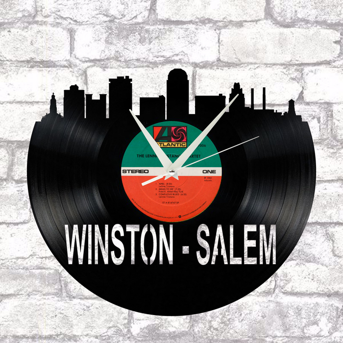 Winston-Salem North Carolina Laser Cut Vinyl Record artist representation